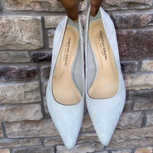 Grey Suede Heels!
